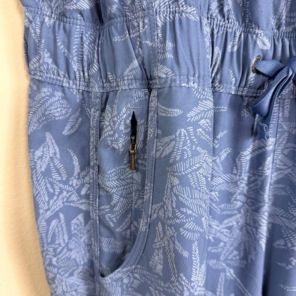 Patagonia Fleetwith Romper Monkey Flower Current Blue 56995 Womens Small - Picture 4 of 9